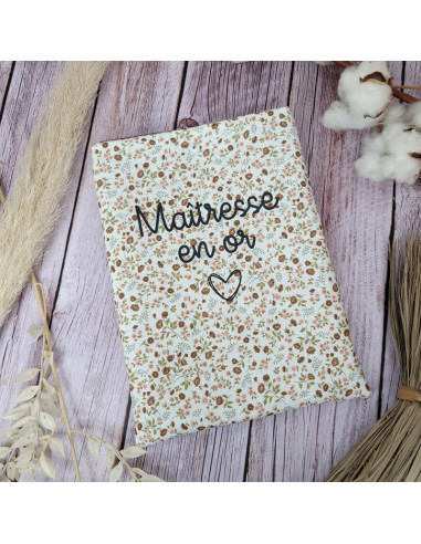 Pochette à livre "Maîtresse en or"