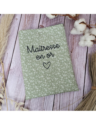 Pochette à livre "Maîtresse en or"